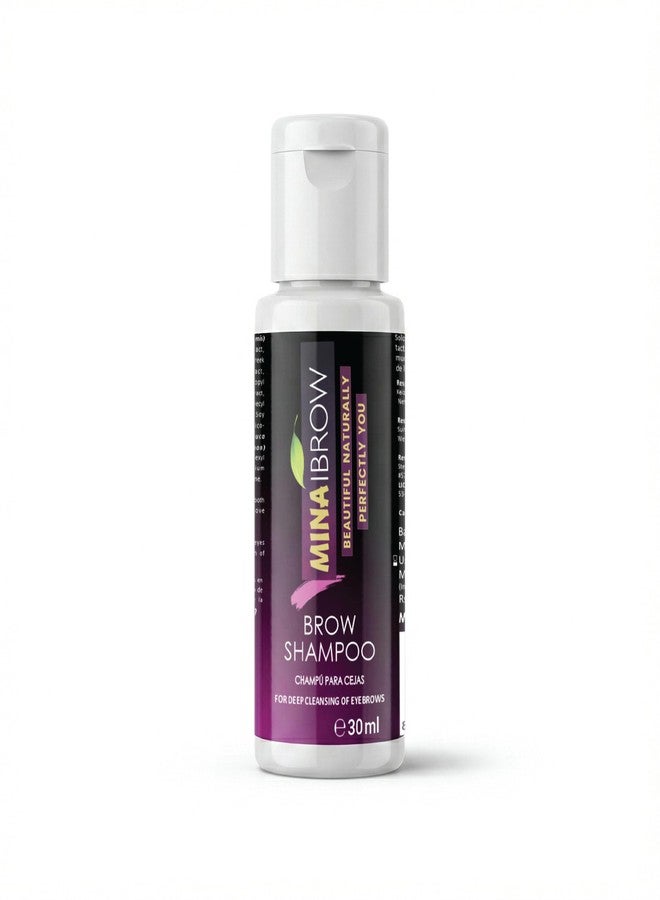 MinaiBrow Mina Brow Shampoo, Deep Cleansing, Pre-tinting And Safe Cleaning Of Eyebrows| Paraben & Sulfate Free & Non-Irritating| Vegan And Cruelty-free 30ml, Eyebrow Cleaning Sampoo For Unisex - Image 1